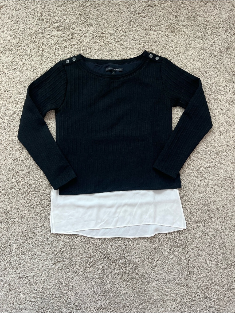 white house black market long sleeve